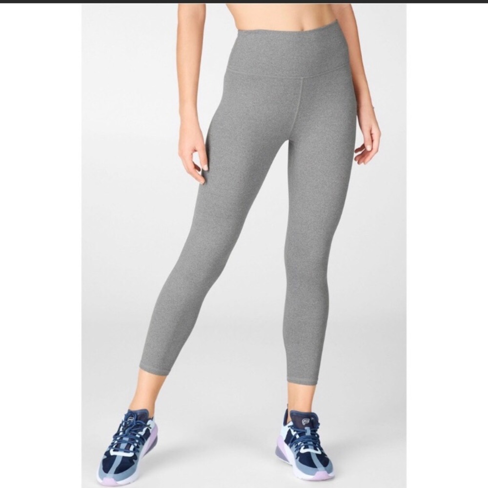 NWT Fabletics High waisted Heathered Capri